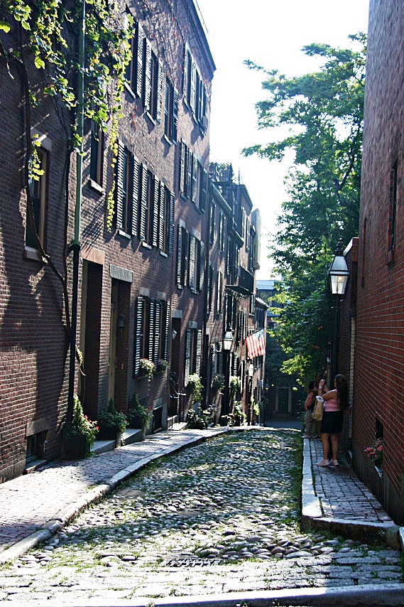 Acorn Street, Beacon Hill, Boston MA