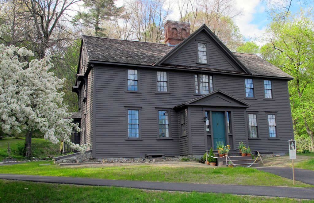 Orchard House in Concord MA, home of the Alcotts.