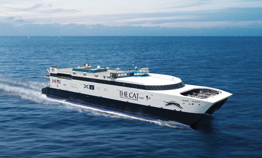 The Cat fast ferry, Bar Harbor ME - Yarmouth NS Canada