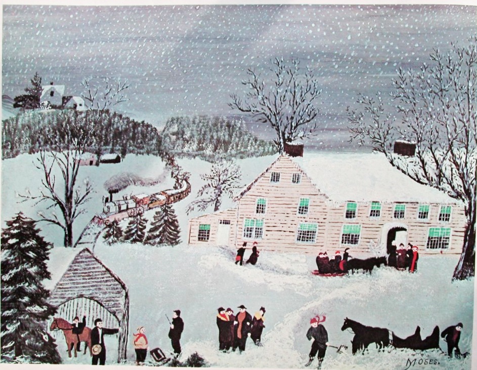 "Departure" by Grandma Moses